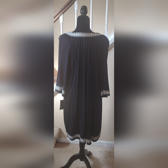 INC International Concepts. A Line Black Dress 2X - Picture 3 of 5